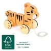 small foot Holz-Nachziehspielzeug Tiger